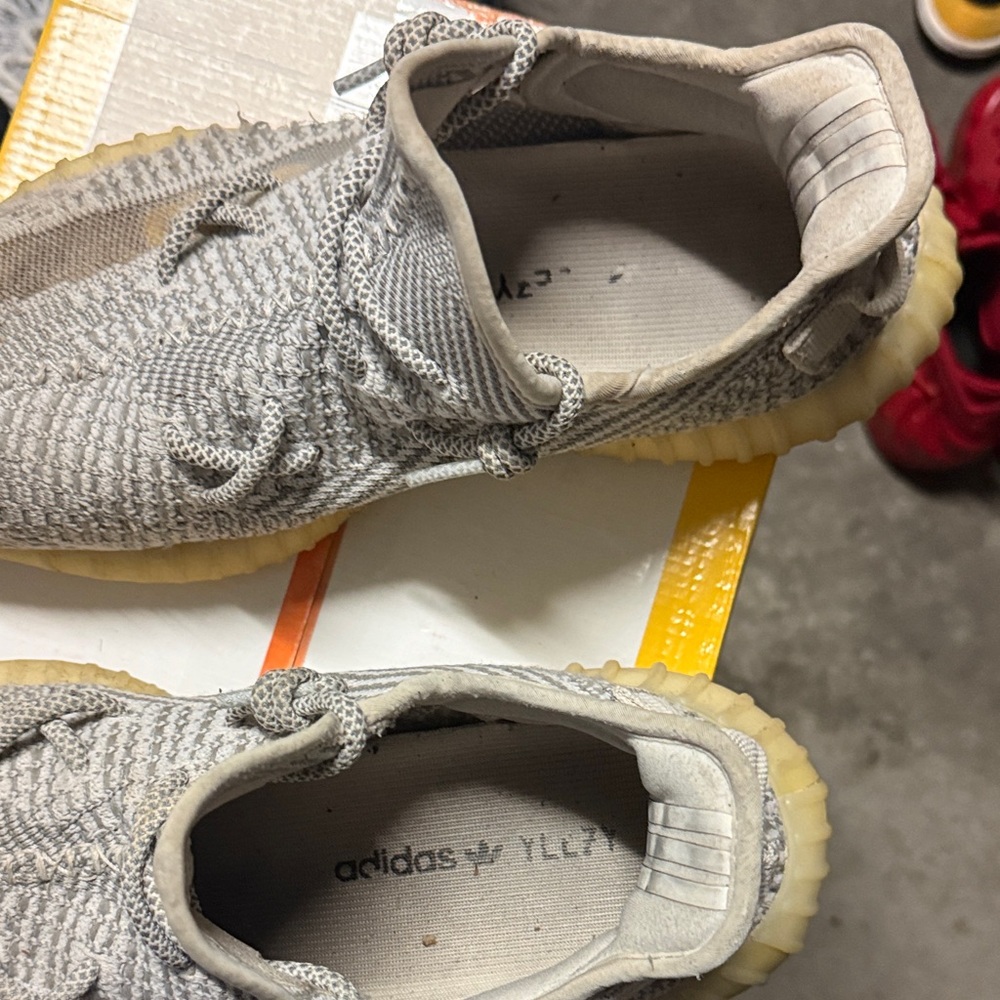 Yeezy Boost 350 V2 Taupe / Gum Sole Sneakers - Picture 3 of 5